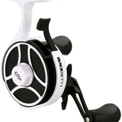 Saltwater Rod & Reel Combos Shop 29 13 Fishing BBFFGW2.5-LH Black Betty Free Fall Ghost Ice Reel - L/H