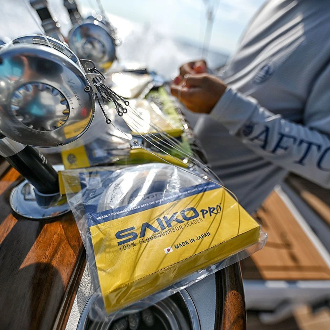 Aftco Saiko Pro Fluorocarbon Leader - Clear 4 Aftco Saiko Pro Fluorocarbon Leader - Clear - Image 2