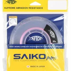 Aftco Saiko Pro Fluorocarbon Leader - Pink - 40lb - 25yds