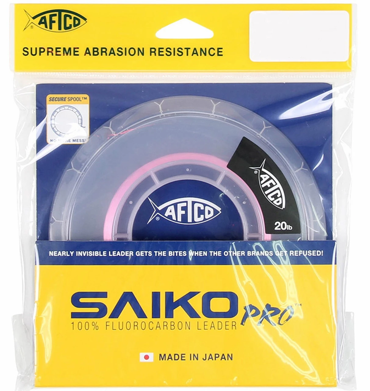 Aftco Saiko Pro Fluorocarbon Leader - Pink - 40lb - 25yds 3 Aftco Saiko Pro Fluorocarbon Leader - Pink - 40lb - 25yds