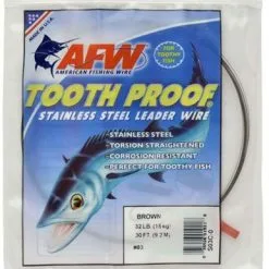 American Fishing Wire S03C-0 #3 ToothProof SS Leader Wire