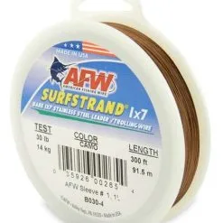 American Fishing Wire Surfstrand 1x7 Stainless Steel Leader Wire