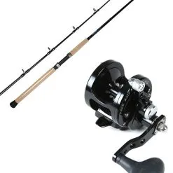 Avet MXJ 5.8 RH 1 Speed Reel / TackleDirect TDSSC701MHT Silver Hook Rod Combo -Saltwater Rod & Reel Combos Shop avet mxj 58 1 speed reel tackledirect tdssc701mht silver hook rod combo 00729.1650776050