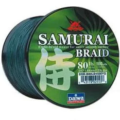 Daiwa Samurai Braided Line 1500yds Green