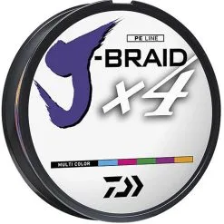 Daiwa J-Braid X4 Braided Line - Multi-Color