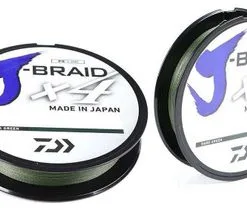 Daiwa J-Braid X4 Dark Green Line - 150yds With Line Cutter