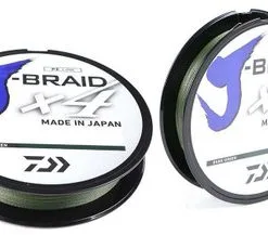 Daiwa J-Braid X4 Dark Green Line - 300yds 40