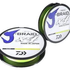 Daiwa J-Braid X4 Fluorescent Yellow Line - 150yds 20