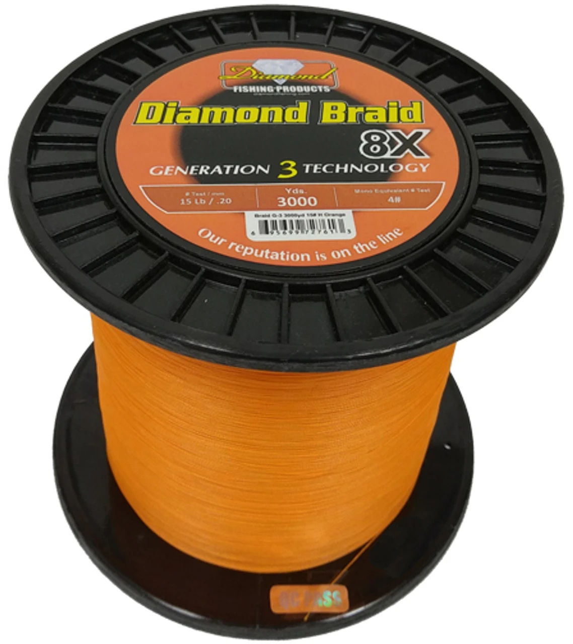 Momoi Diamond Braid Generation III 8X Braided Line - Orange 3 Momoi Diamond Braid Generation III 8X Braided Line - Orange