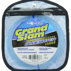 Hi-Seas Grand Slam Bluewater Fluorocarbon Leader 130lb 25yd Coil Blue