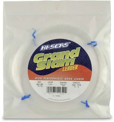 Hi-Seas Grand Slam Leader 100 Yd Coil Clear 3 Hi-Seas Grand Slam Leader 100 Yd Coil Clear