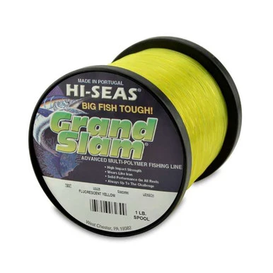 Hi-Seas Grand Slam Mono 1 Lb. Spool Fluorescent Yellow 3 Hi-Seas Grand Slam Mono 1 Lb. Spool Fluorescent Yellow