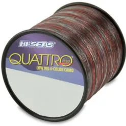Hi-Seas Quattro Plus Low-Vis Camo Line 1/4 Lb. Spool