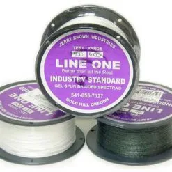 Jerry Brown Line One Non-Hollow Spectra Braid 600yds 80lb Yellow