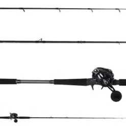Ocean Tackle International Pitch Black Inshore OTI-PBI701MHFA/Daiwa Lexa LX-HD3000-H-P Combo