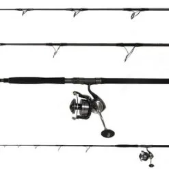 Ocean Tackle International OTI-TS286080 Popping Rod/Daiwa Certate SWG18000-H SW Spinning Reel Combo