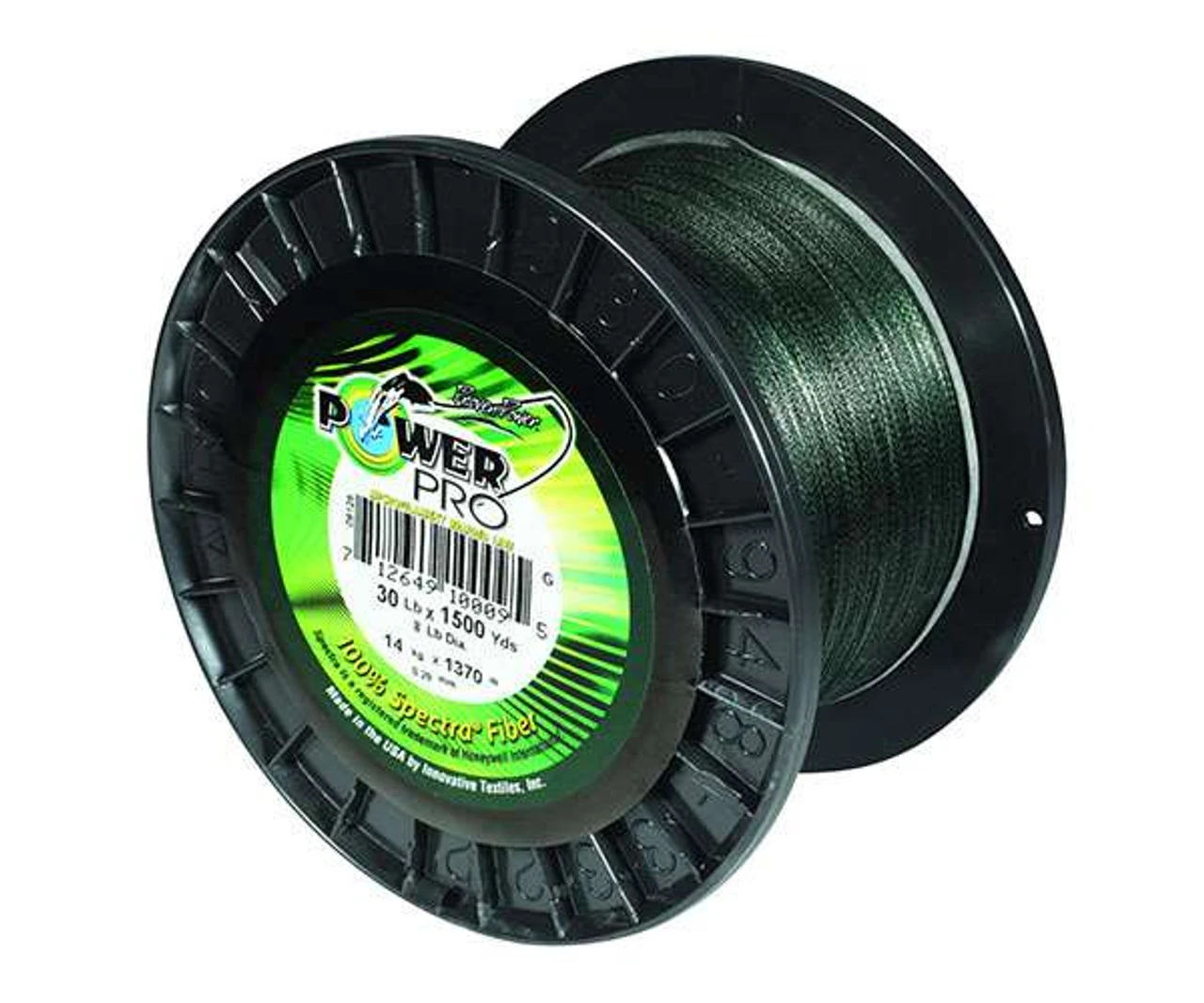 Power Pro PowerPro Braided Spectra Fiber Fishing Line Moss Green 1500 Yds. 4 Power Pro PowerPro Braided Spectra Fiber Fishing Line Moss Green 1500 Yds. - Image 2