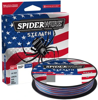 Spiderwire Stealth American Camo Braid 3 Spiderwire Stealth American Camo Braid