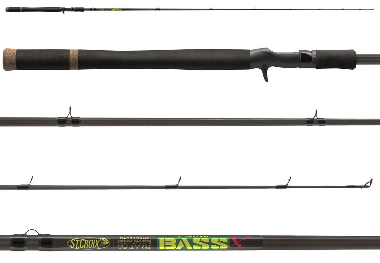 St. Croix 2021 Bass X Casting Rods 3 St. Croix 2021 Bass X Casting Rods