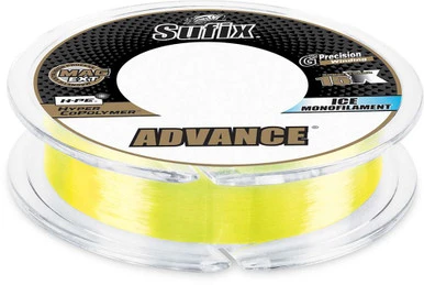 Sufix Advance Ice Monofilament - 100yds - Neon Lime - 6lb 3 Sufix Advance Ice Monofilament - 100yds - Neon Lime - 6lb
