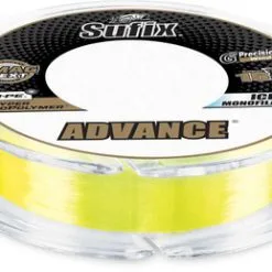 Sufix Advance Ice Monofilament - 100yds - Neon Lime - 8lb