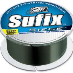Sufix Siege Monofilament Fishing Line Smoke Green