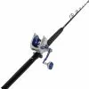 Accurate Valiant BV2-1000 - Silver/Blue - TackleDirect Platinum Hook Standup Combo -Saltwater Rod & Reel Combos Shop tackledirect platinum hook tdps645080wtsin accurate bv2 1000 combo 22433.1651325882