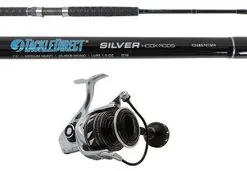 TackleDirect SLAIV4500DX/TDSBS701MH Silver Hook Boat Spinning Combo