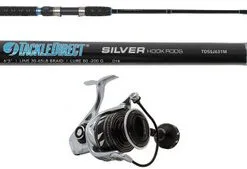 TackleDirect SLAIV4500DX/TDSSJ631M Silver Hook Jigging Combo