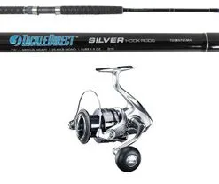TackleDirect STC5000XGFL/TDSBS701MH Silver Hook Boat Spinning Combo
