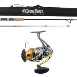 TackleDirect Silver Hook 2-Piece / Shimano Sedona Spinning Combo
