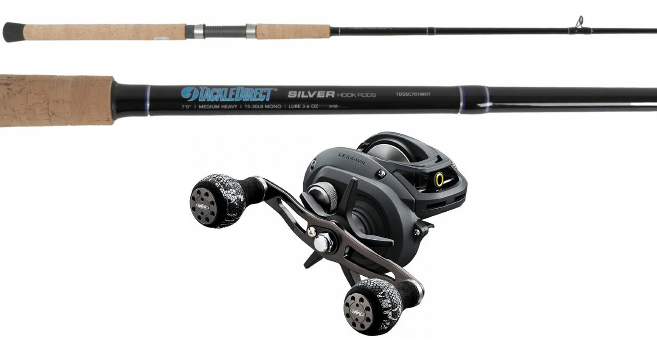 TackleDirect Silver Hook/Daiwa LX-WN300HSL Lexa WN Baitcasting Combo 3 TackleDirect Silver Hook/Daiwa LX-WN300HSL Lexa WN Baitcasting Combo