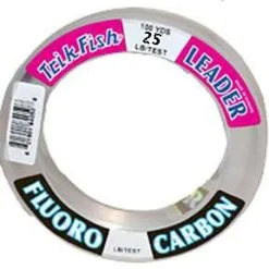 Trik 25FLS02501 Flourocarbon Clear Leader - 25Lb - 25Yds