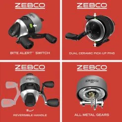 Zebco 33 MAX Spincast Reel 12 Zebco 33 MAX Spincast Reel -Saltwater Rod & Reel Combos Shop zebco 33mxn bx6 33 max sc reel 39509.1651367492